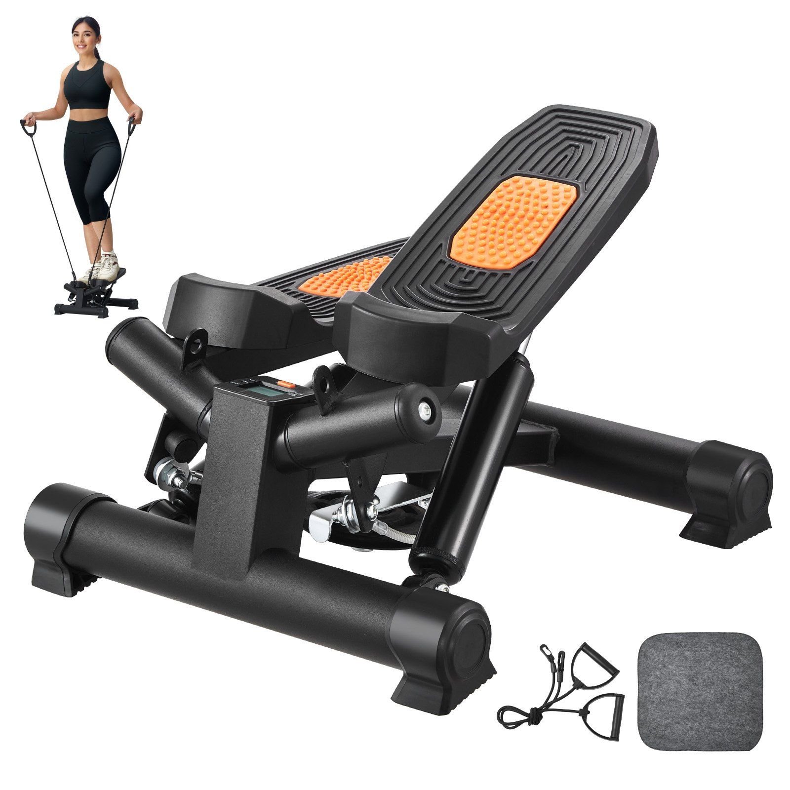 Starstepper Ranch VEVOR Stair Stepper, Mini Stepper for Exercise at Home, Hydraulic ...